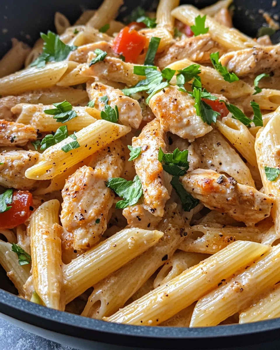 Easy Creamy Cajun Chicken Penne recipe photo