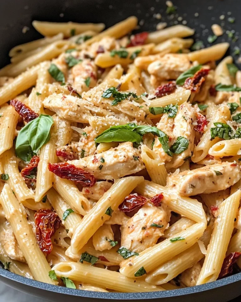 Homemade Creamy Sun-Dried Tomato Chicken Pasta recipe photo