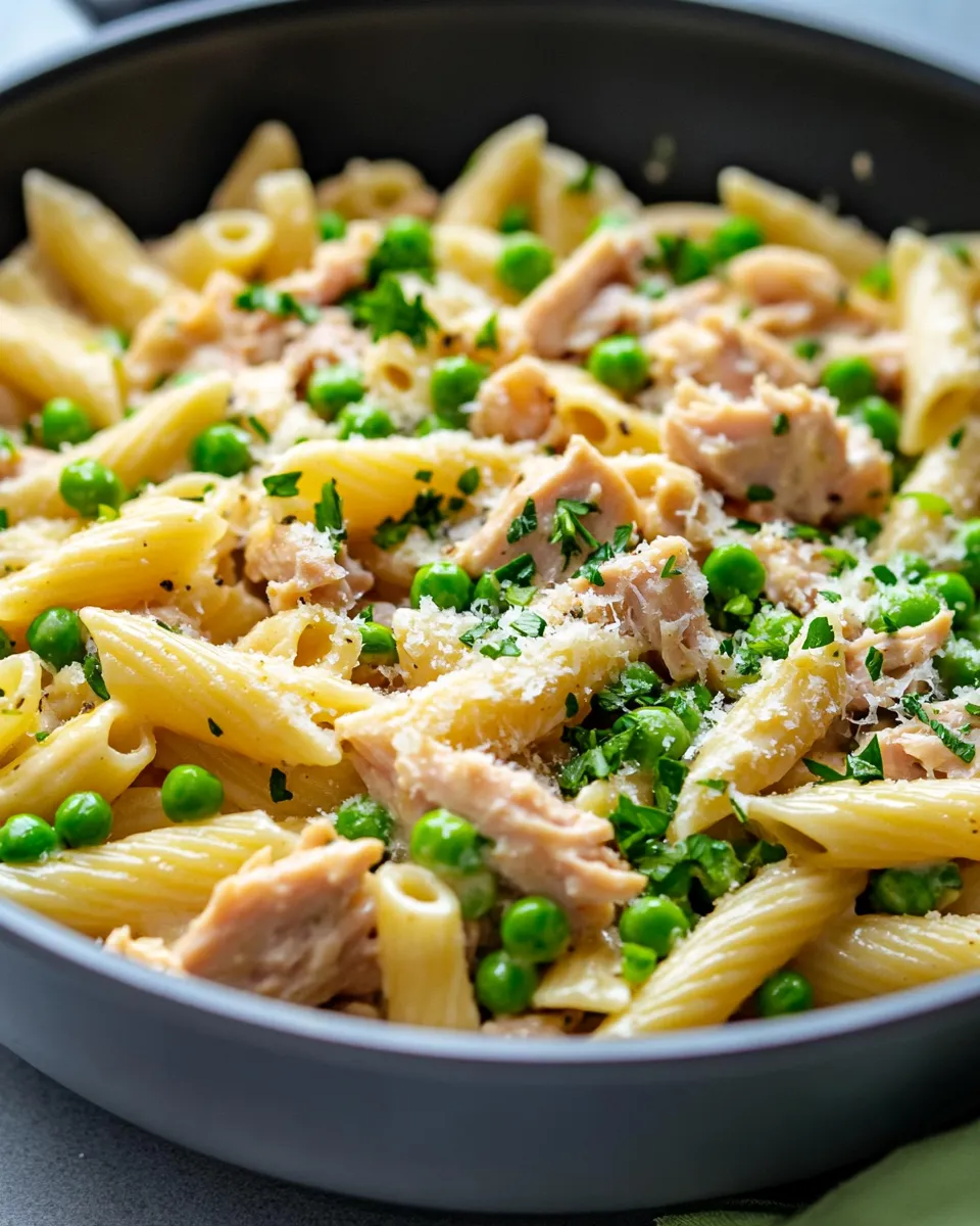 Classic Creamy Tuna Pasta Skillet image