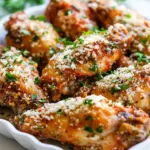 Homemade Crispy Baked Parmesan Chicken Wings photo
