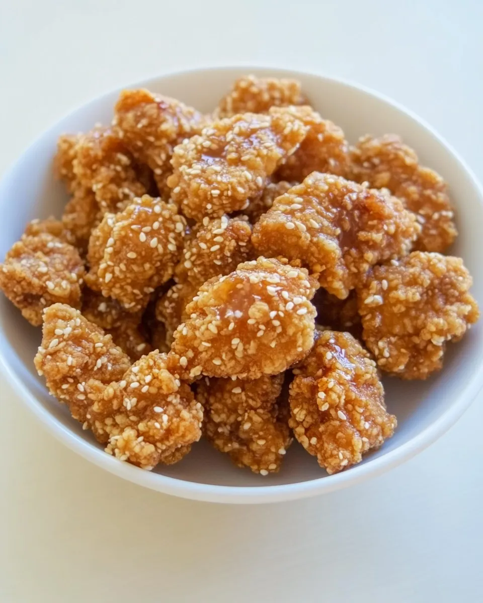 Delicious Crispy Honey Chicken plate image