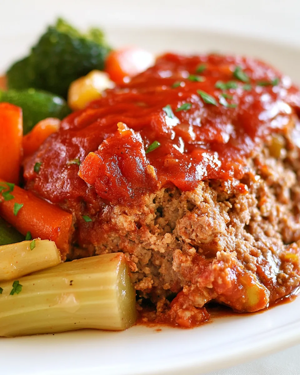 Homemade Crock Pot Meatloaf & Veggies photo