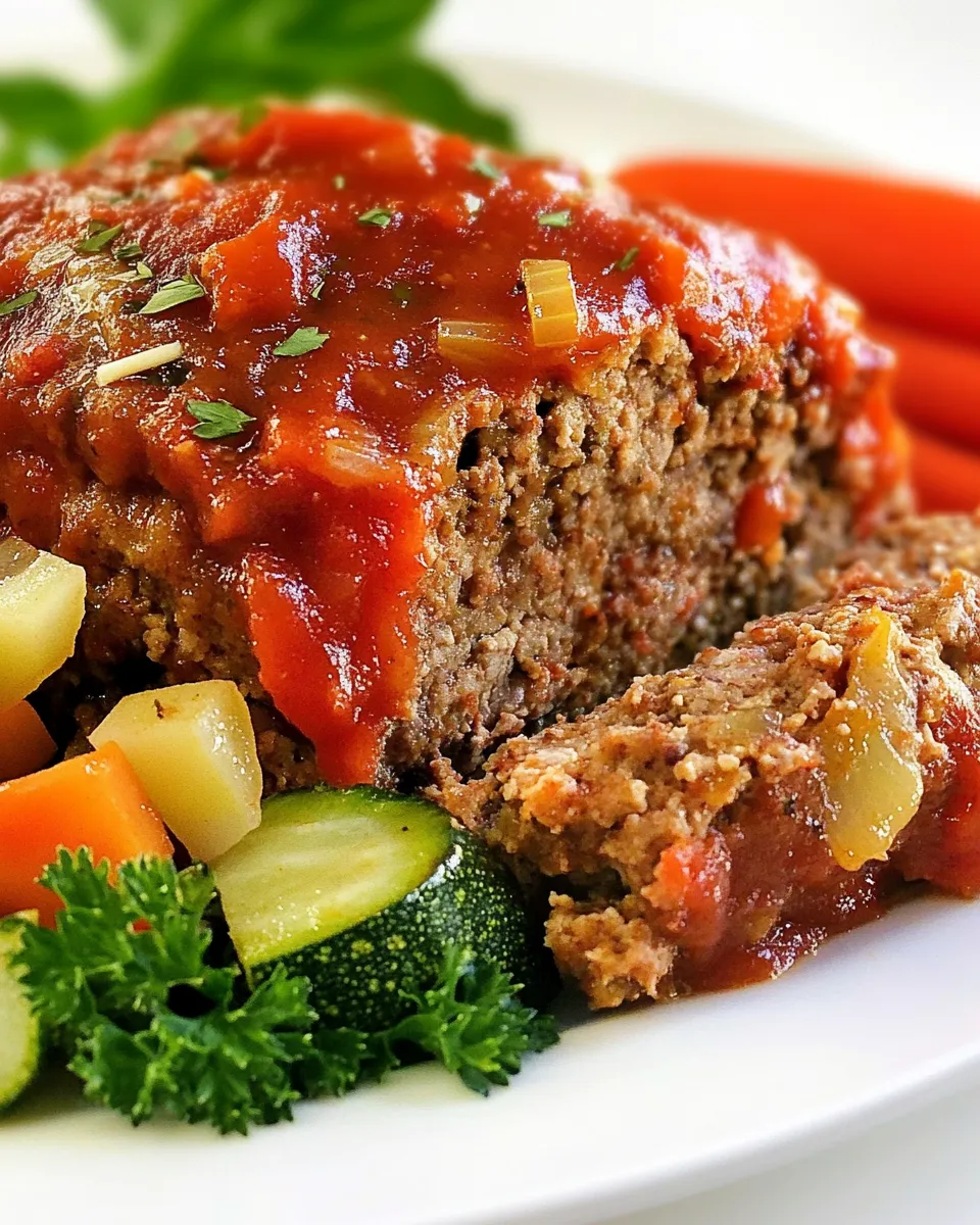 Easy Crock Pot Meatloaf & Veggies recipe photo