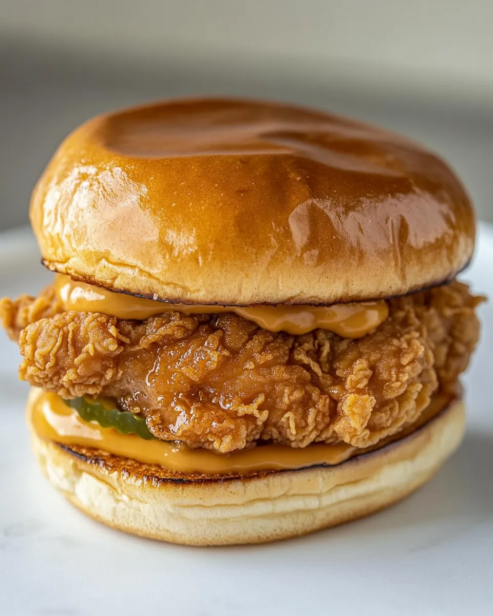 Easy DIY Popeyes Chicken Sandwich recipe photo