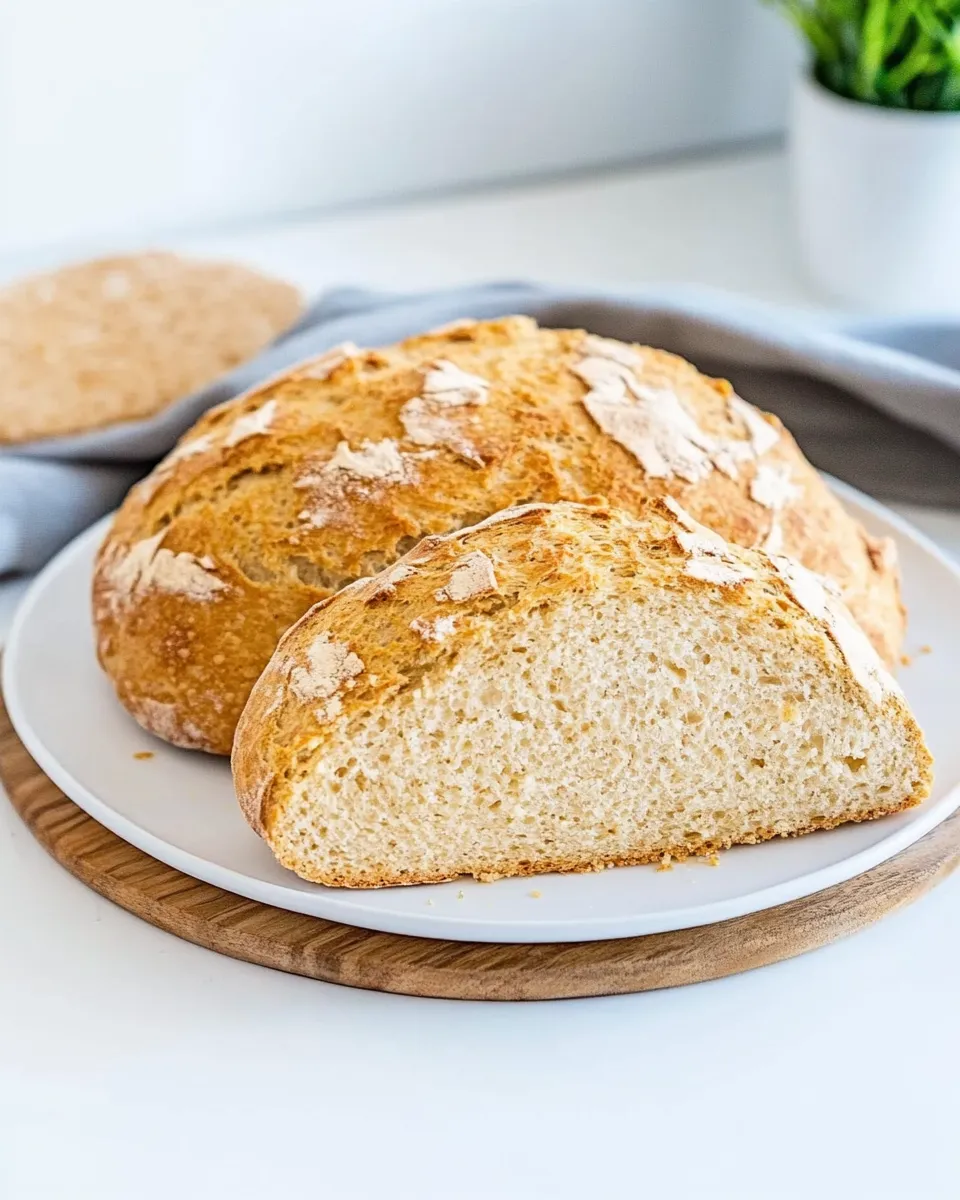 Delicious Dairy Free Bread plate image