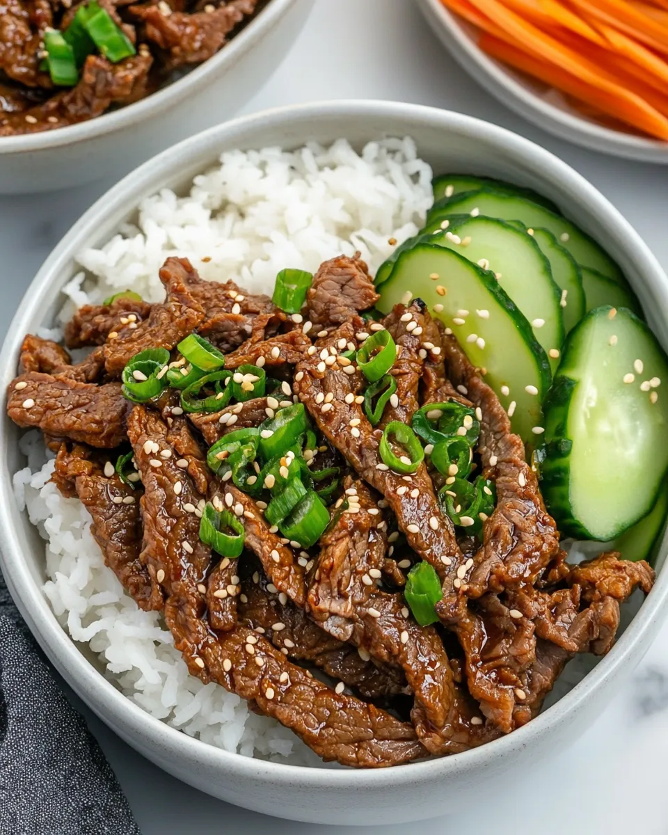 Homemade Easy Beef Bulgogi Bowls photo