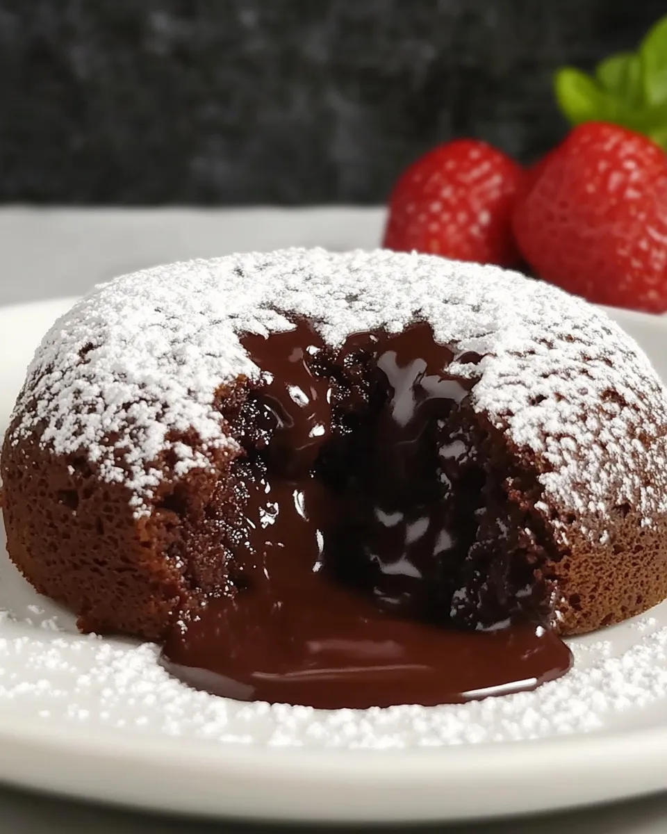 Classic Easy Chocolate Molten Lava Cakes image