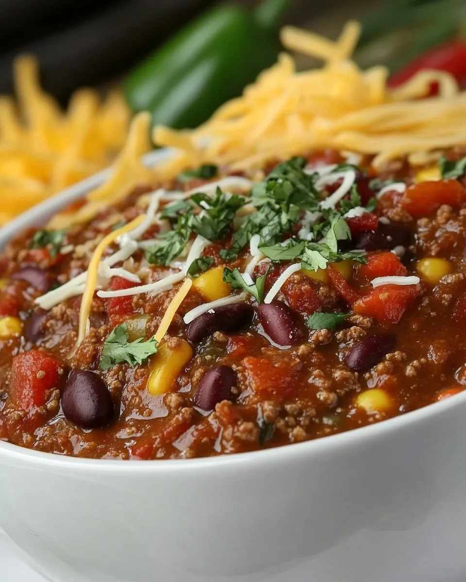 Classic Easy Slow Cooker Chili Recipe image