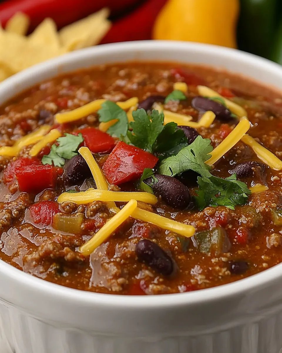 Delicious Easy Slow Cooker Chili Recipe recipe photo