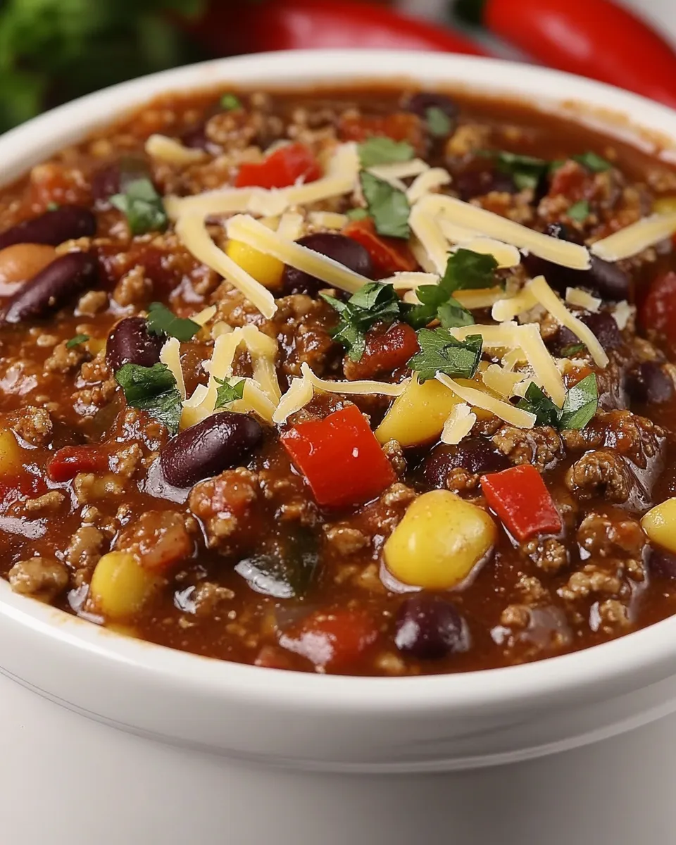 Best Easy Slow Cooker Chili Recipe dish photo