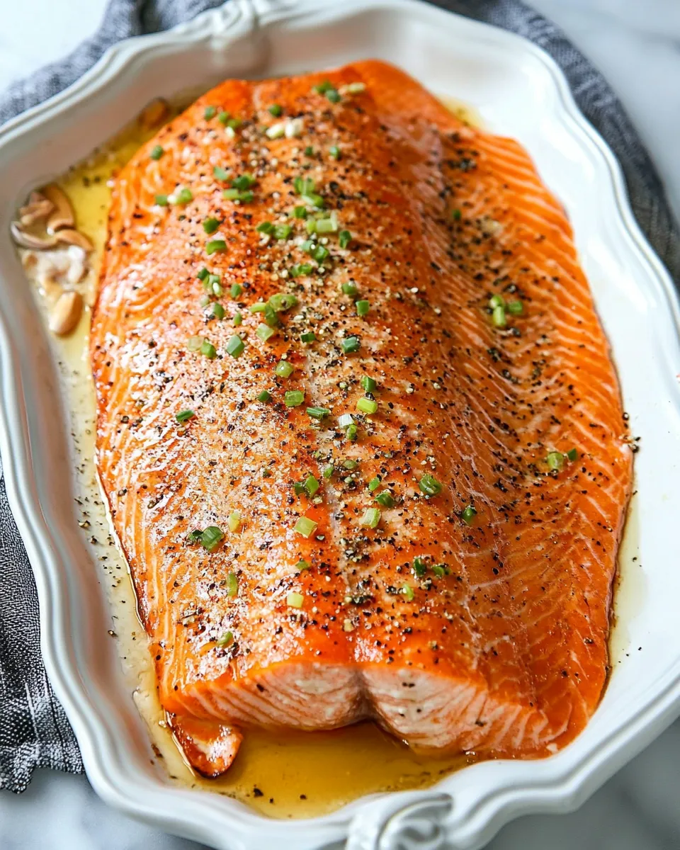 Quick Easy Smoked Salmon Recipe food shot