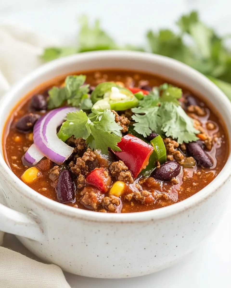 Homemade Easy Stove Top Beef Chili photo
