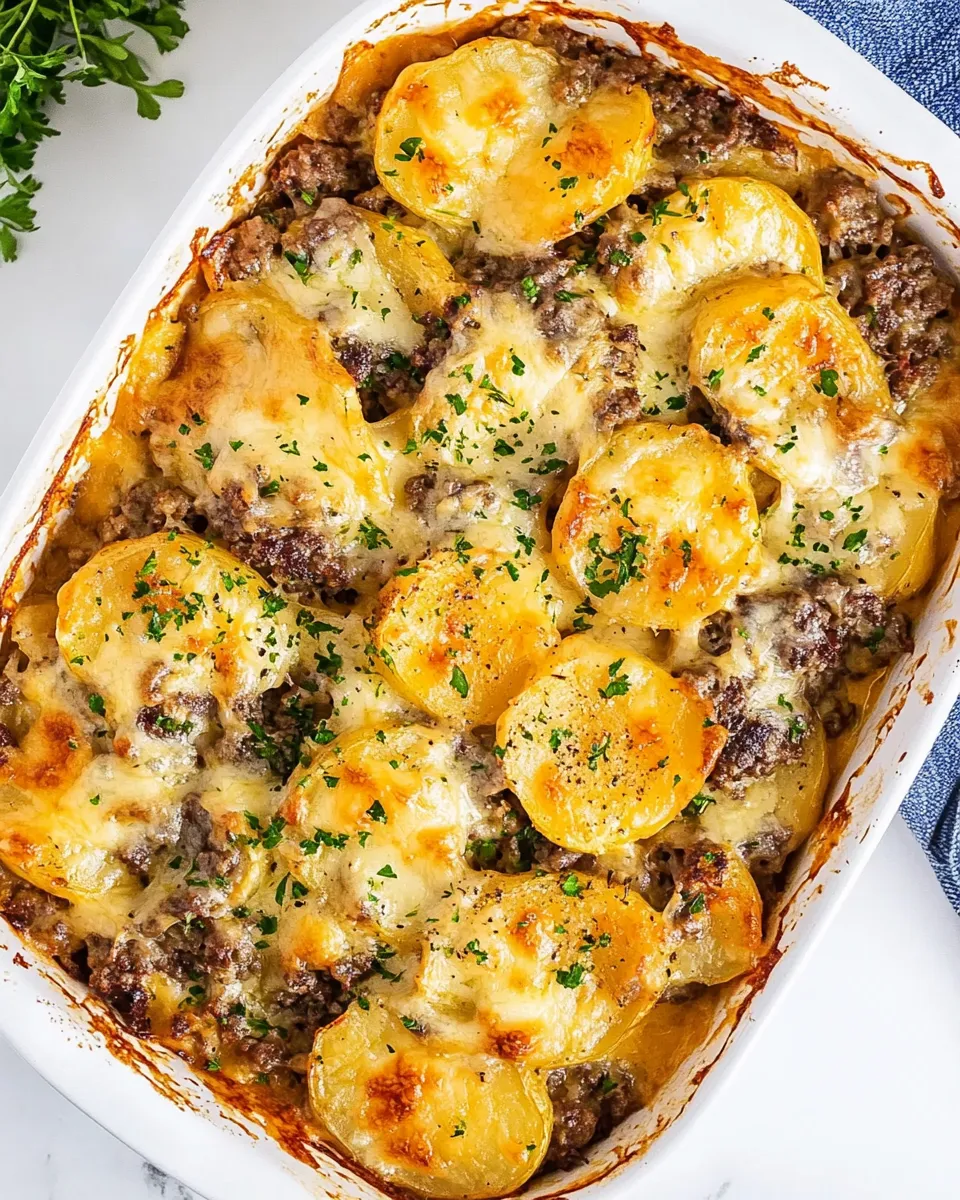 Classic Hamburger Potato Casserole photo
