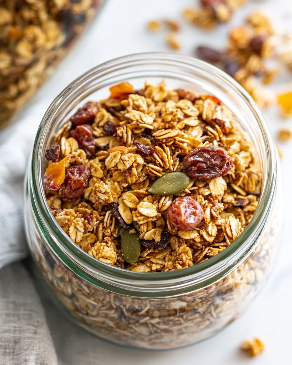 Delicious Healthy Granola Recipe shot