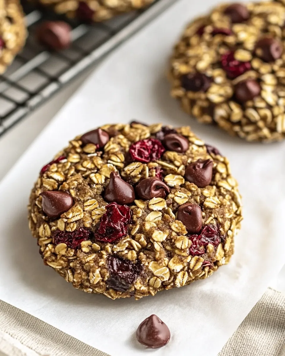 Delicious Healthy Oatmeal Breakfast Cookies plate image