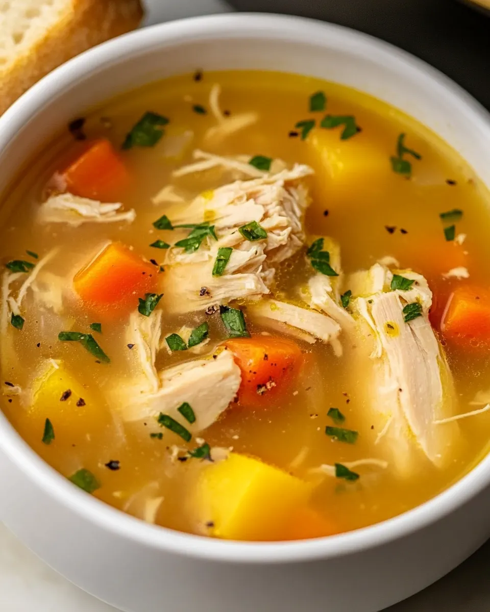 Quick Homemade Chicken Soup From Scratch dish photo