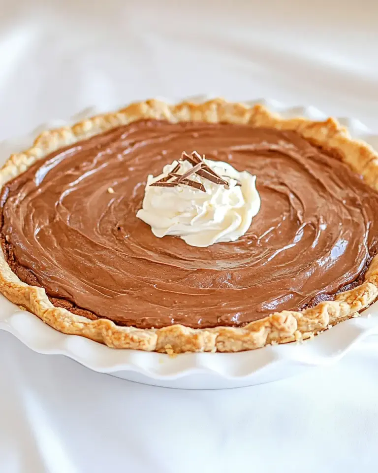 Classic Homemade Chocolate Cream Pie photo