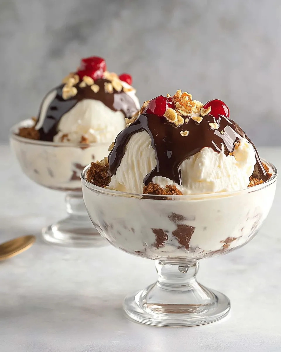 Classic Hot Fudge Sundaes image