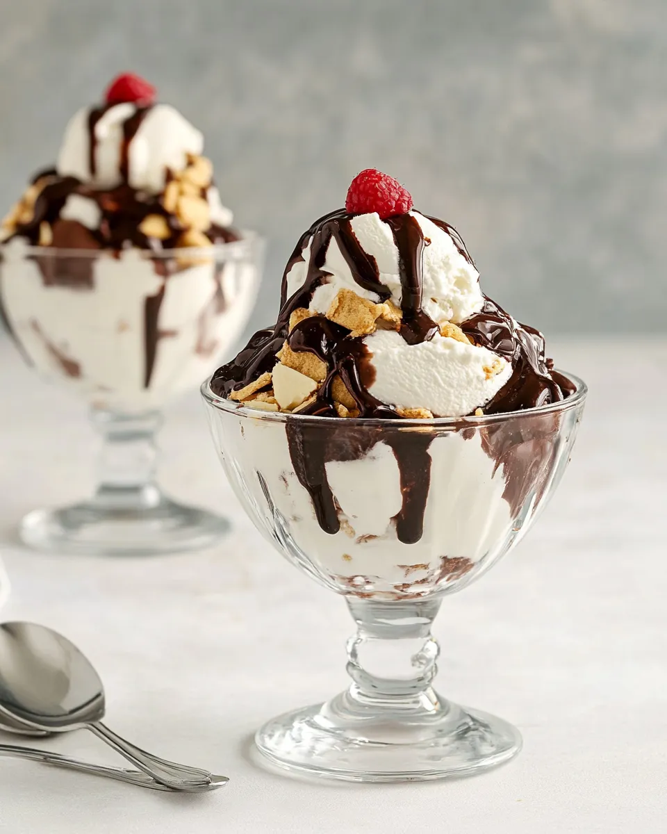 Easy Hot Fudge Sundaes recipe photo