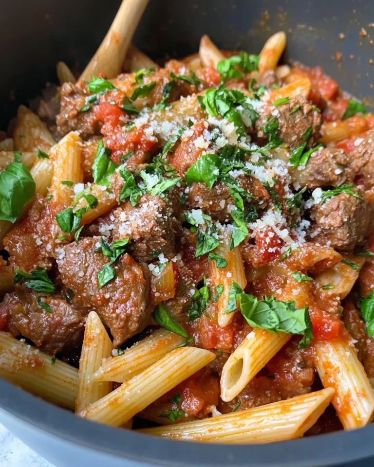 Homemade Italian Beef Ragu with Penne recipe photo