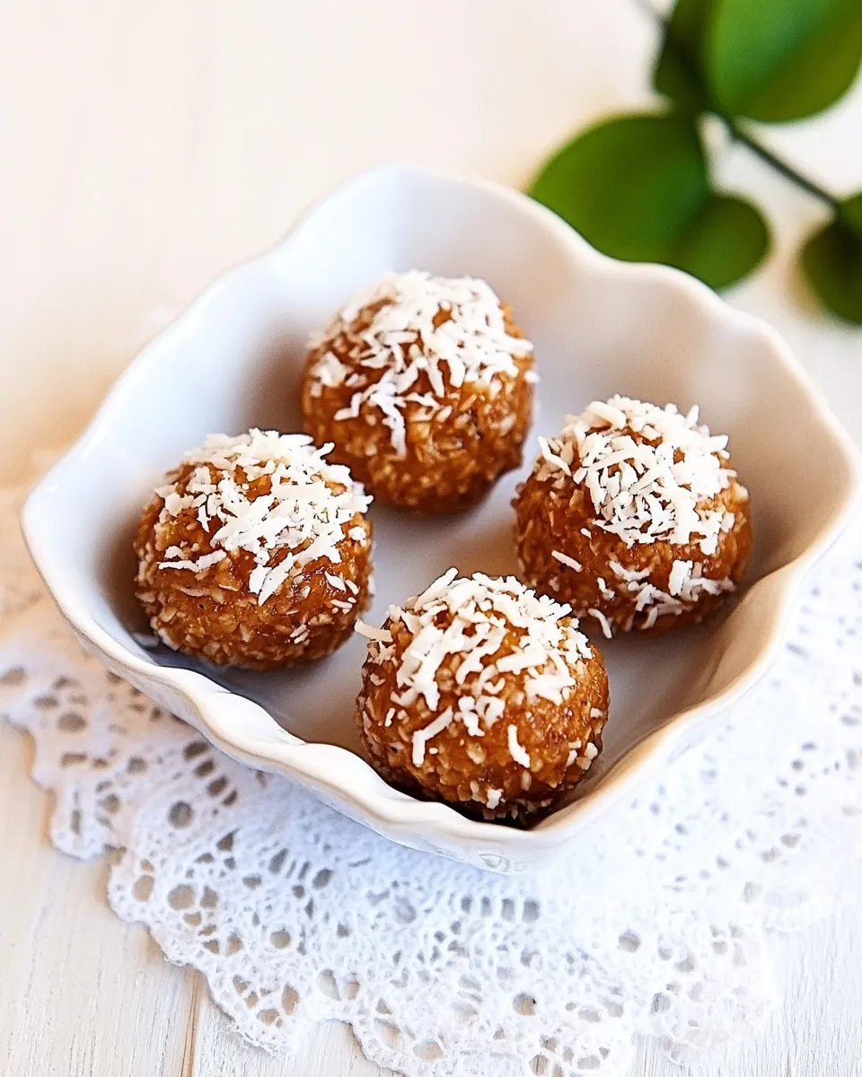 Easy Jalao (Honey and Coconut Balls) food shot
