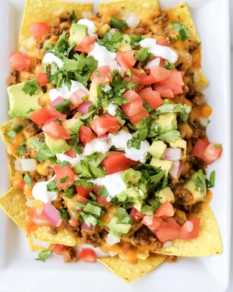 Easy Keto Nachos food shot