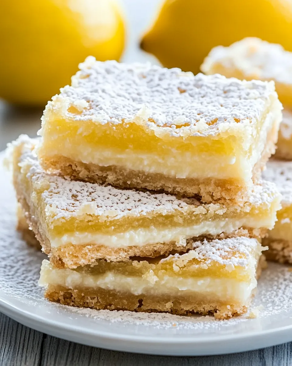 Homemade Lemon Bars Recipe photo