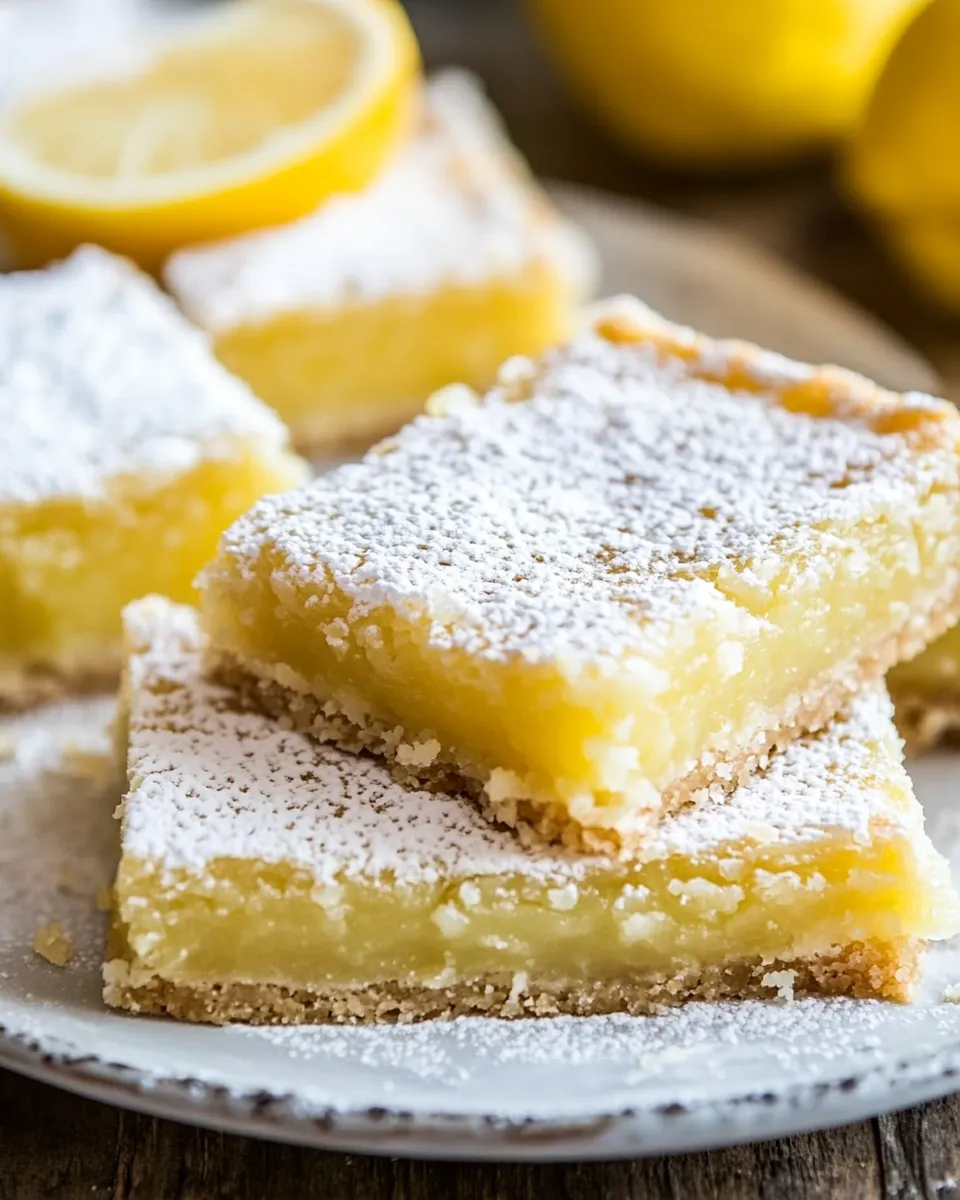 Classic Lemon Bars Recipe image