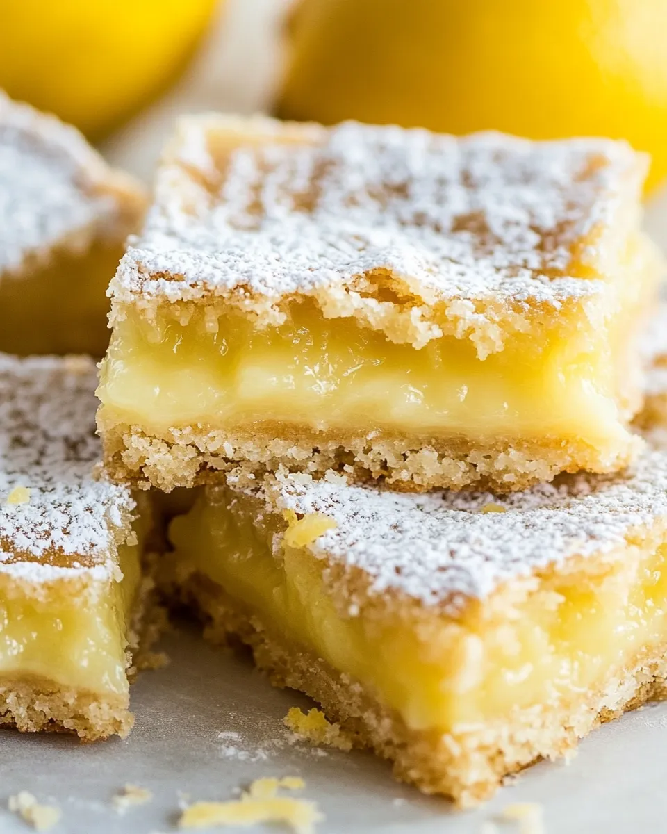Easy Lemon Bars Recipe picture