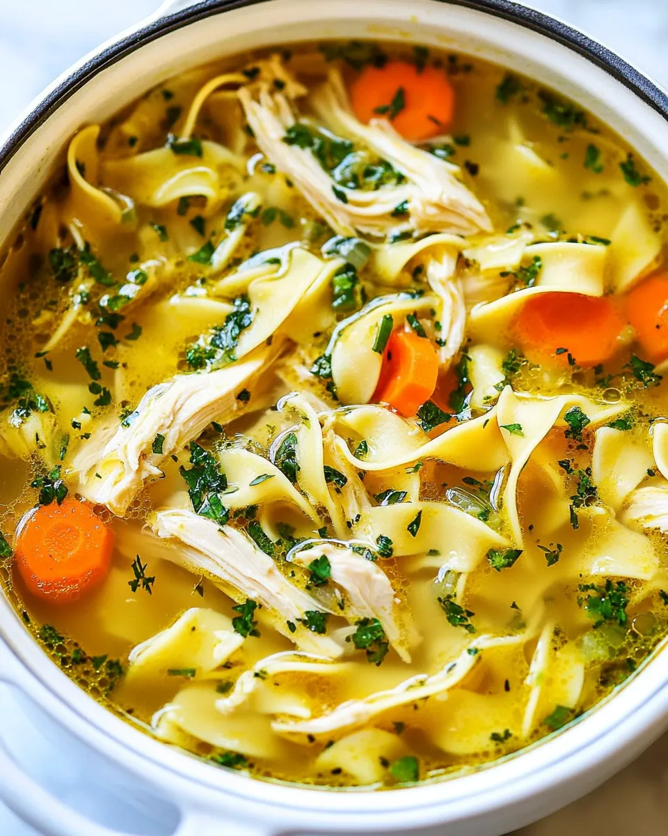 Homemade Literally the BEST Chicken Noodle Soup photo