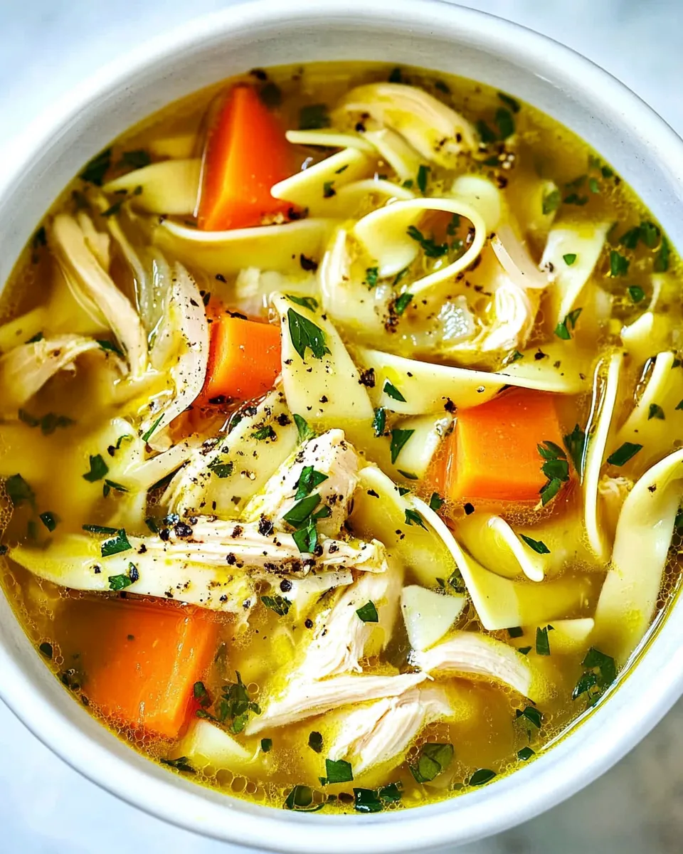 Classic Literally the BEST Chicken Noodle Soup image