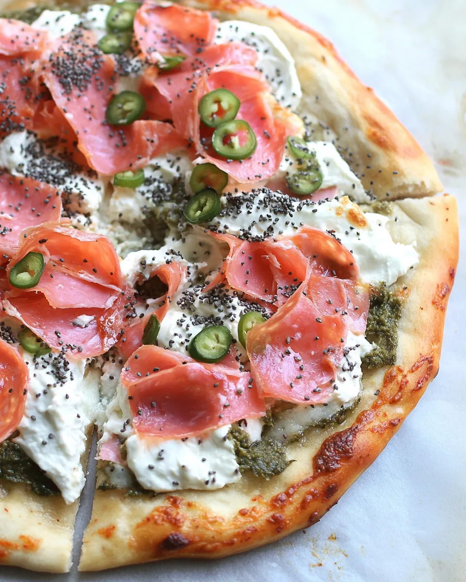 Classic Loaded Everything Bagel & Lox Pizza dish photo
