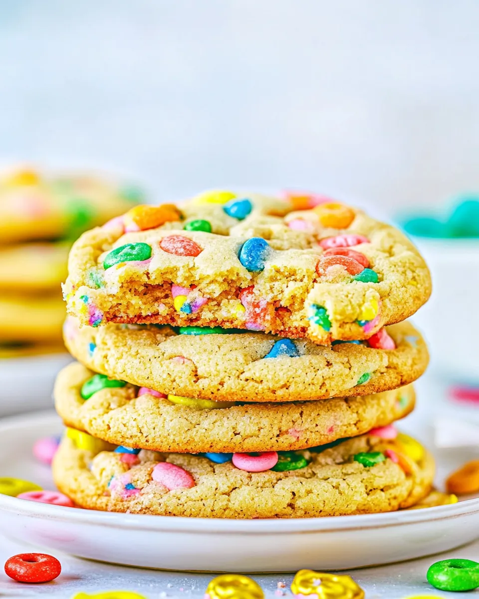 Homemade Lucky Charms Cookies photo