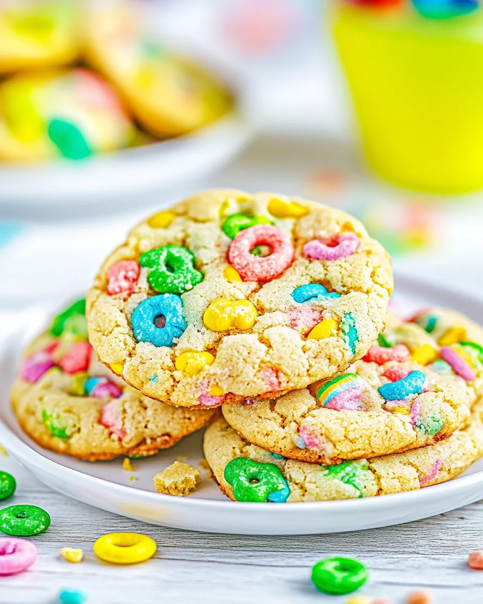 Easy Lucky Charms Cookies recipe image