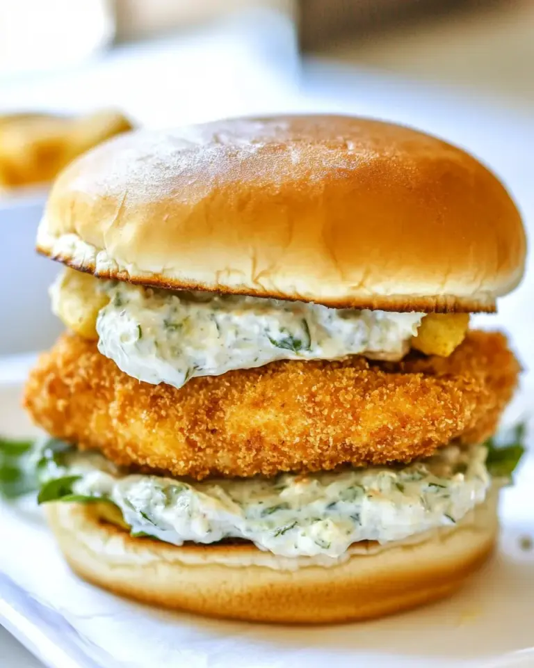 Homemade McDonalds Fish Sandwich Copycat photo