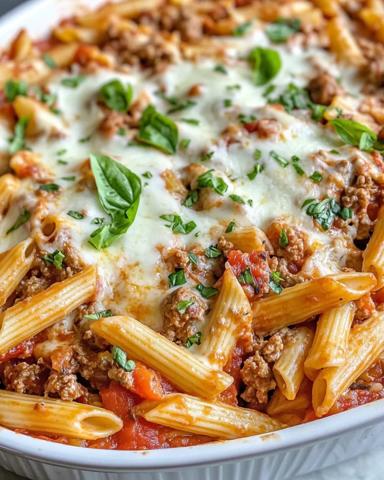 Homemade Million Dollar Beef Pasta Bake recipe photo