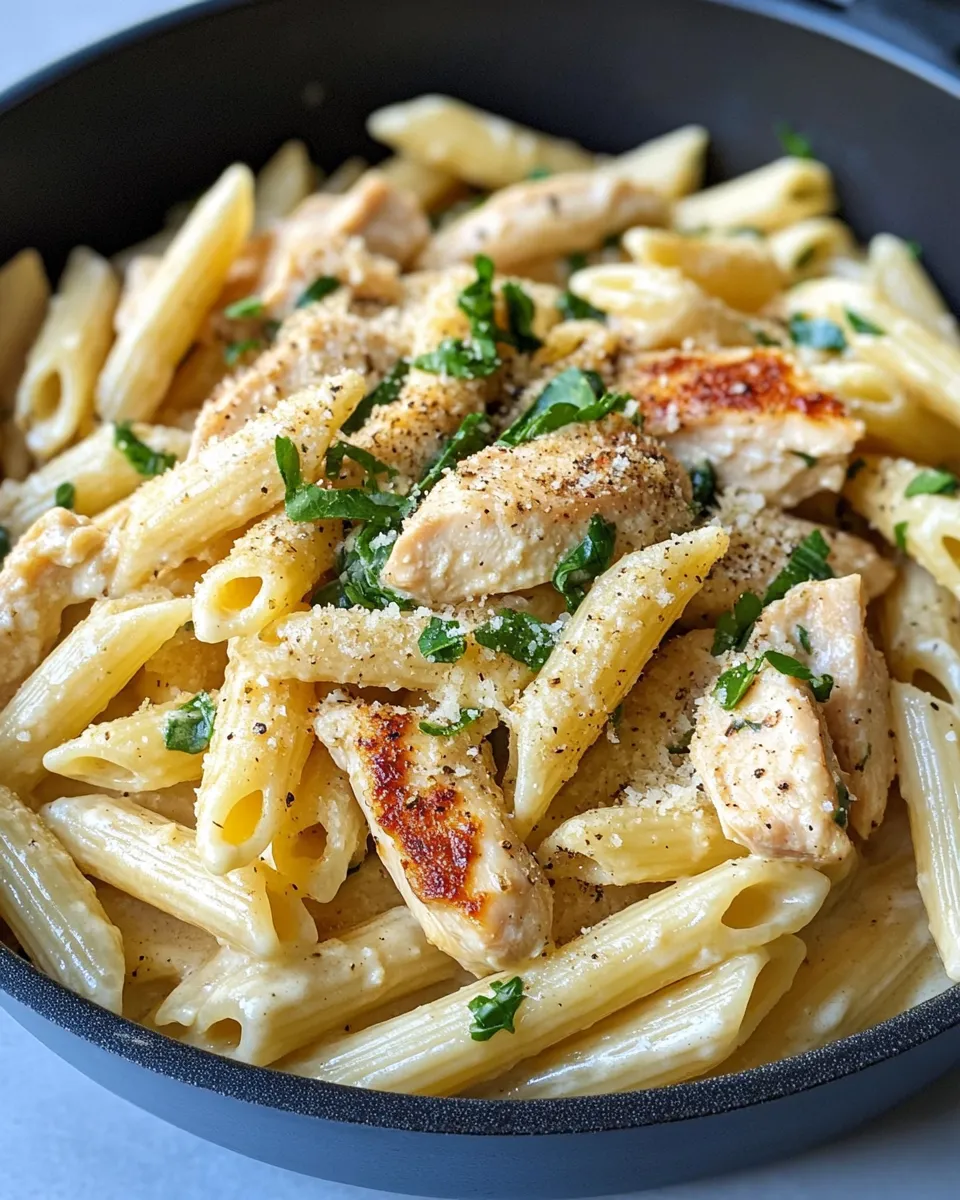 Classic One-Pot Garlic Parmesan Chicken Pasta image