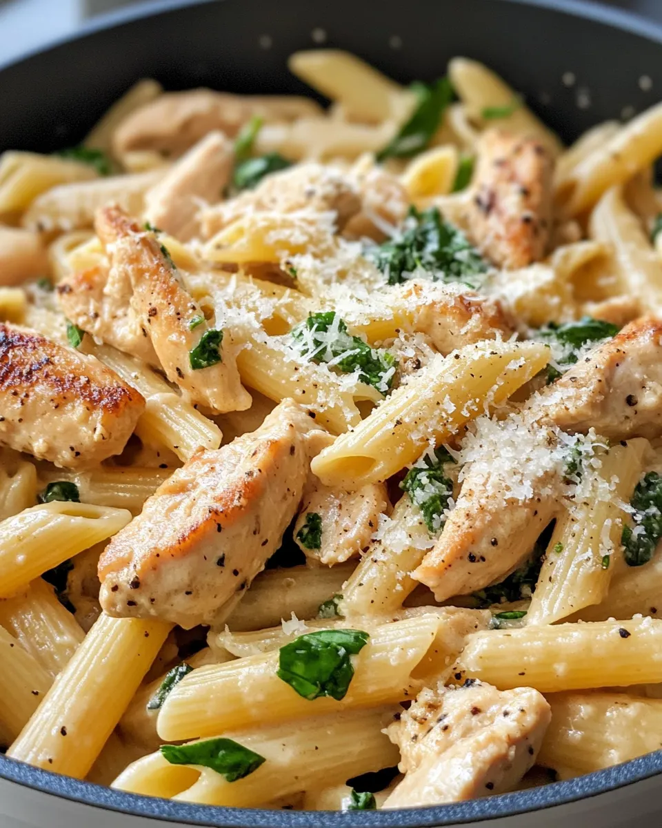 Delicious One-Pot Garlic Parmesan Chicken Pasta dish photo