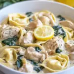 Homemade One Pan Creamy Lemon Chicken Tortellini photo