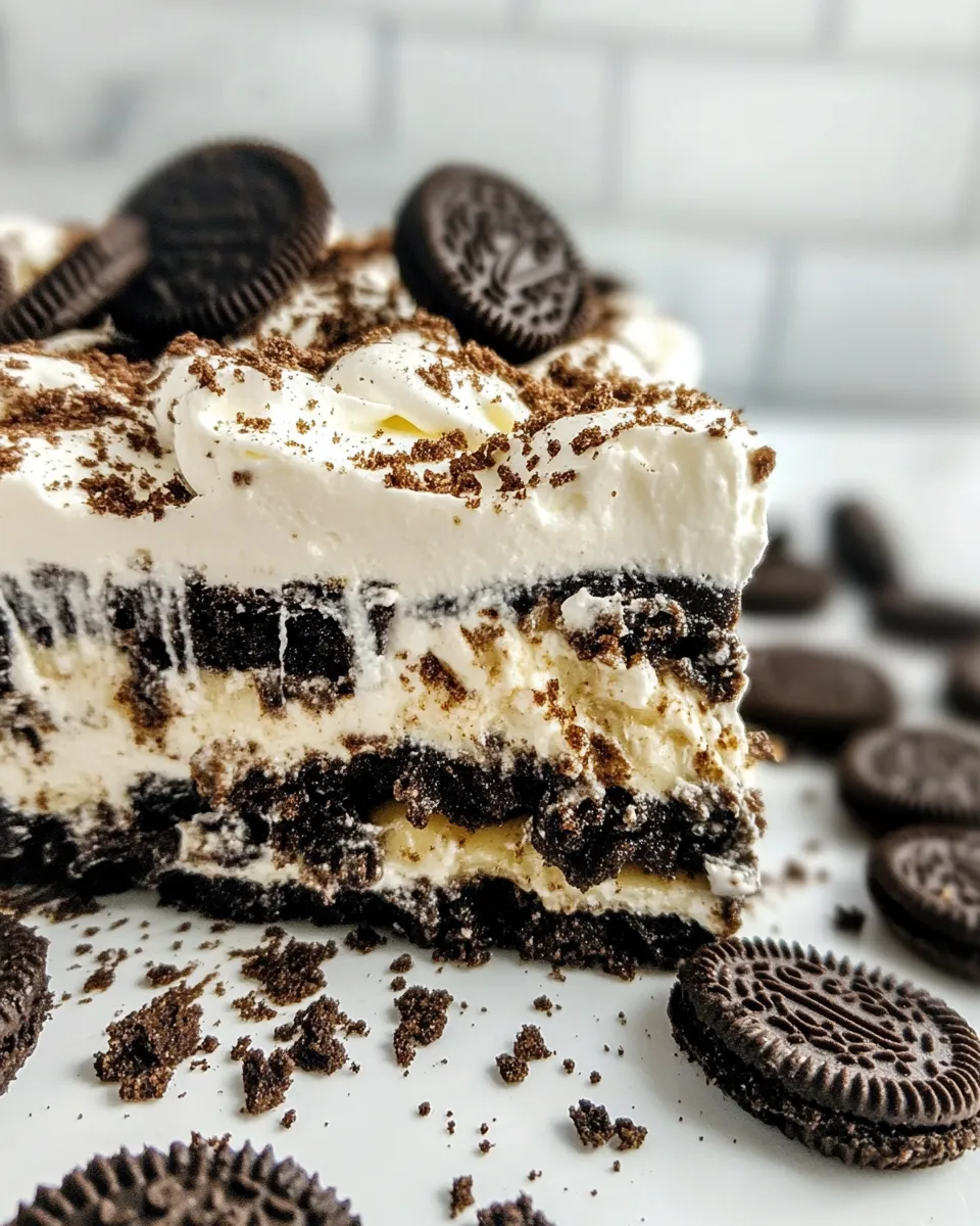 Easy Oreo Lasagna Dessert dish photo