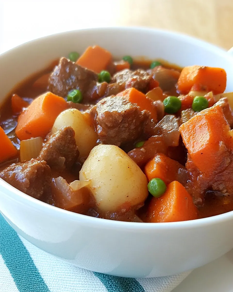 Classic Oven Baked Stew recipe image