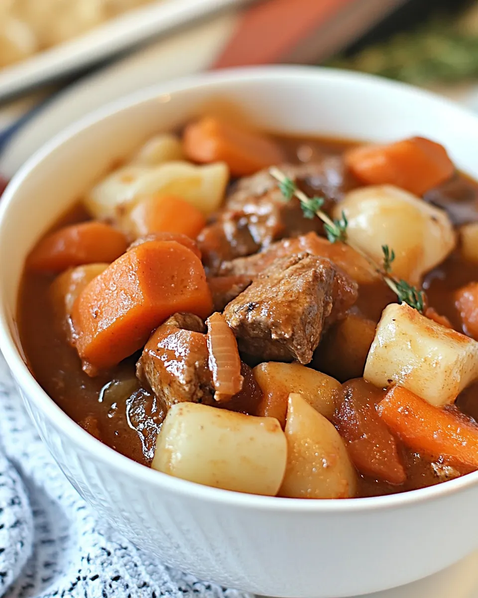 Homemade Oven Baked Stew dish photo