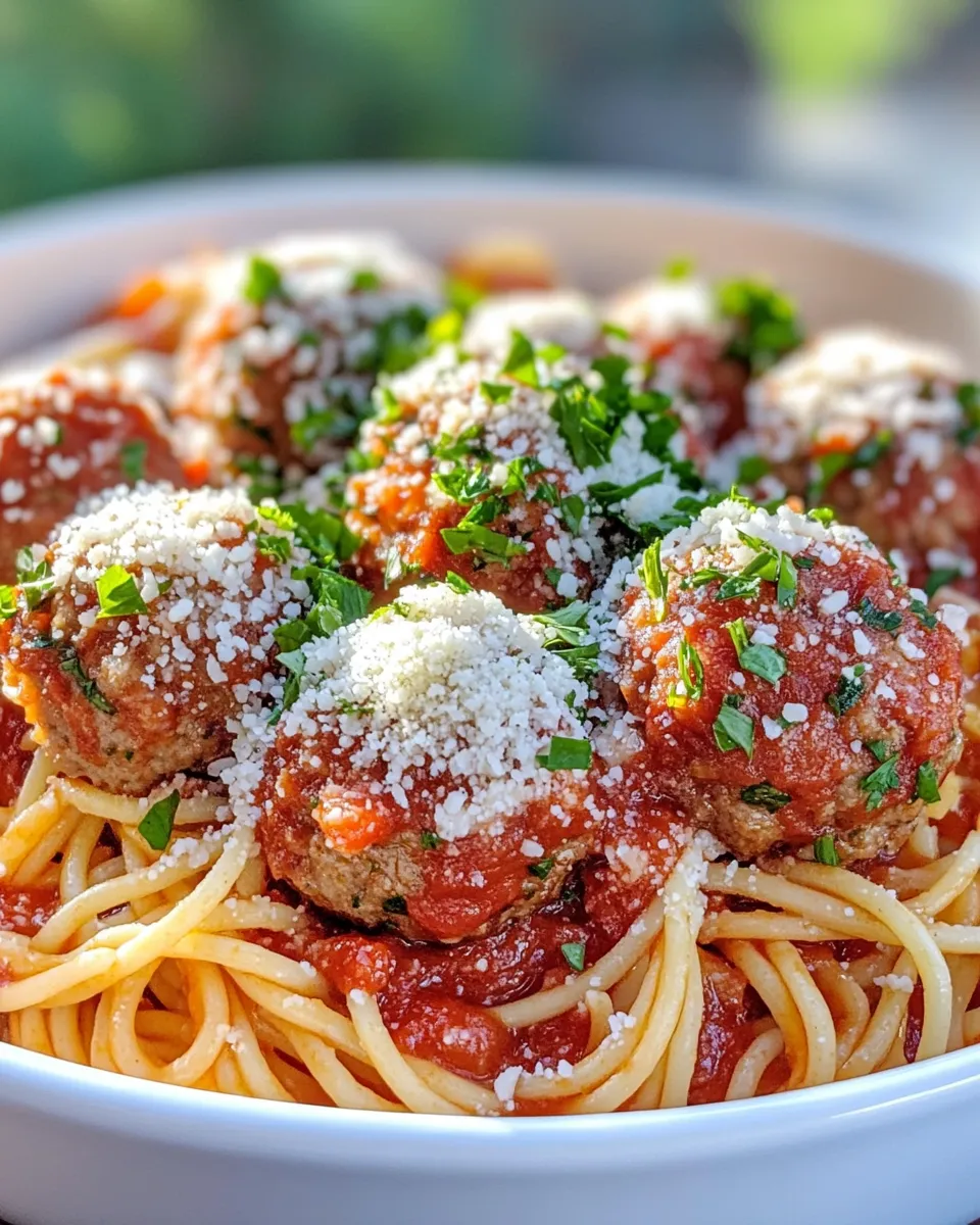 Easy Parmesan Meatball Pasta Bowls dish photo