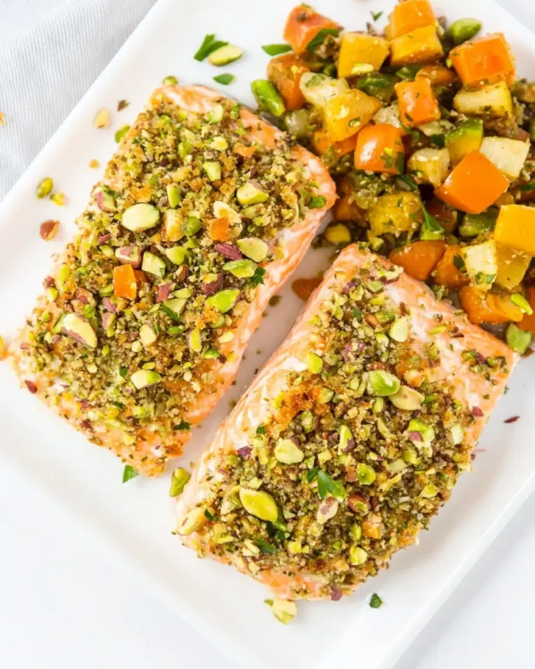 Homemade Pistachio Crusted Salmon recipe photo