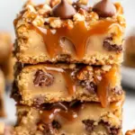 Delicious Salted Caramel Pretzel Blondies recipe photo