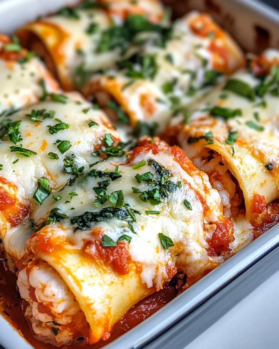 Classic Seafood Lasagna Roll-Ups recipe image