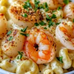Homemade Seafood Macaroni Bake photo