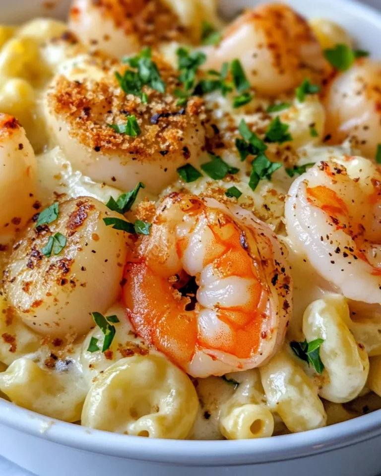 Homemade Seafood Macaroni Bake photo
