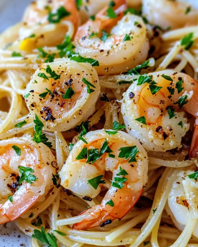 Homemade Shrimp Scampi Linguine recipe photo
