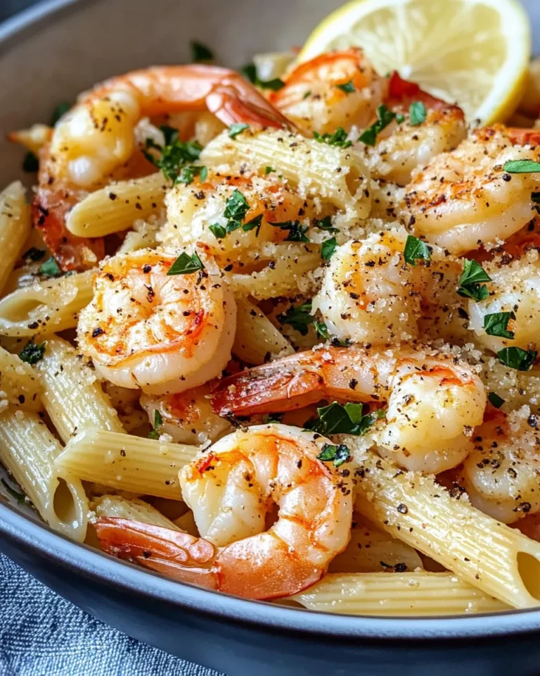 Homemade Shrimp Scampi Pasta Bake recipe photo